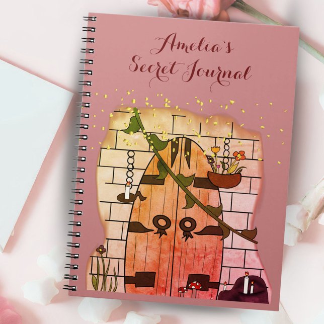 Dream Door Fairy Tale Teckning Secret Journal Anteckningsbok (Skapare uppladdad)