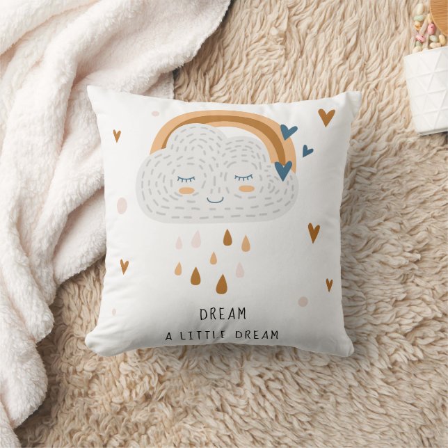 Dream en liten dröm personlig namn cushion kudde (Filt)