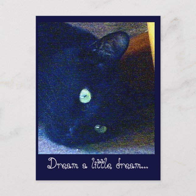 Dream ett litet drömvykort vykort (Framsida)