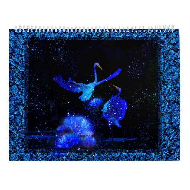 Dream fantasy art animal Calendar Kalender (Baksida)