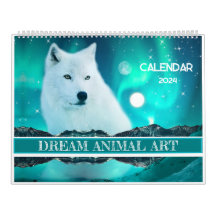 Dream fantasy art animal Calendar