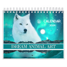 Dream fantasy art animal Calendar