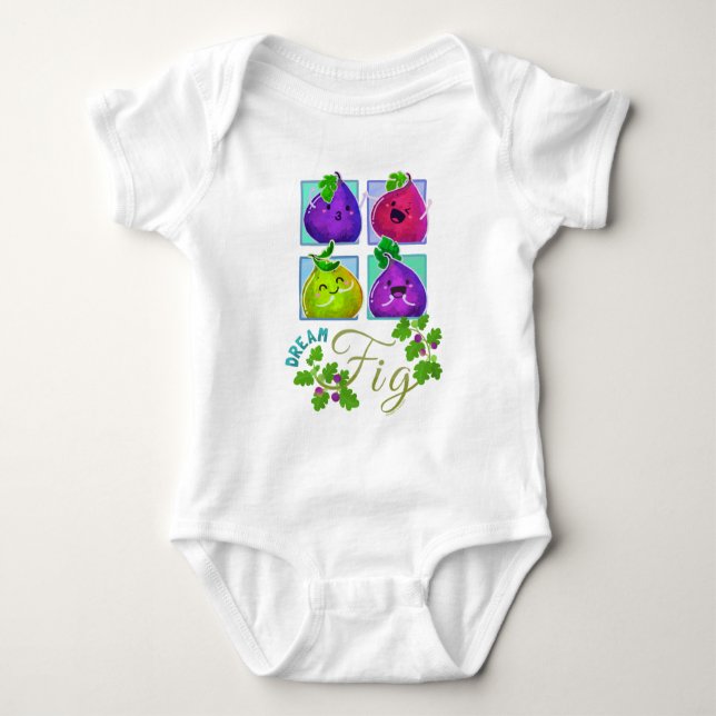 Dream Fig - Punny Garden T Shirt (Framsida)