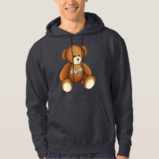 Dream First Nalle (logotyp) Hoodie
