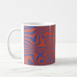 Dream Flow l Abstract Trippy Pattern - No. 01 Kaffemugg