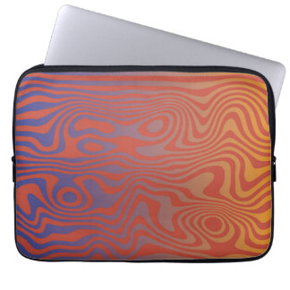 Dream Flow l Abstract Trippy Pattern - No. 01 Laptop Fodral