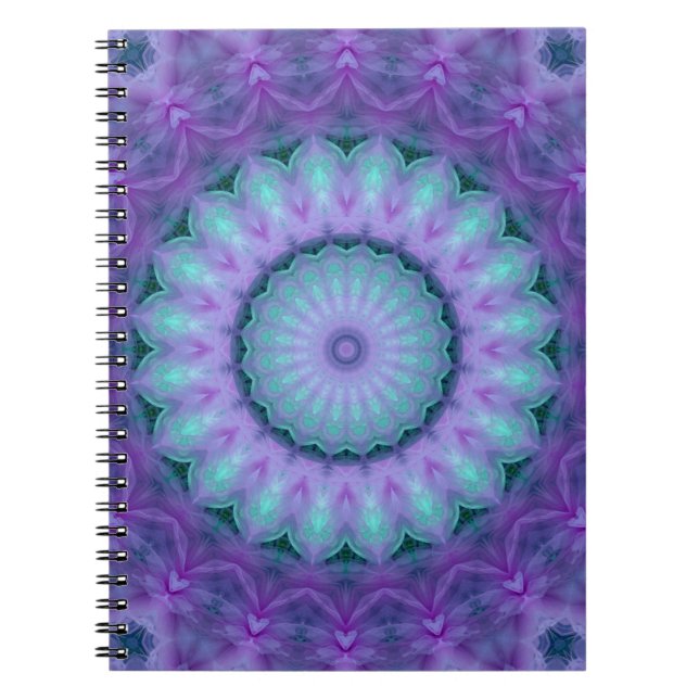 Dream Flower Notebook Anteckningsbok Med Spiral (Framsidan)