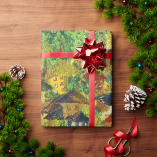 Dream Forest Garden- reggaepaintingWrapping Papper Presentpapper