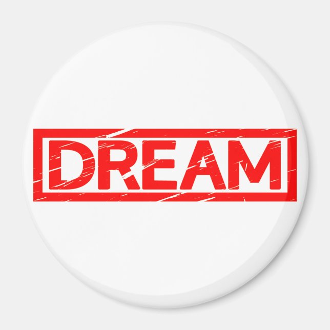 Dream Frimärke Magnet (Framsidan)