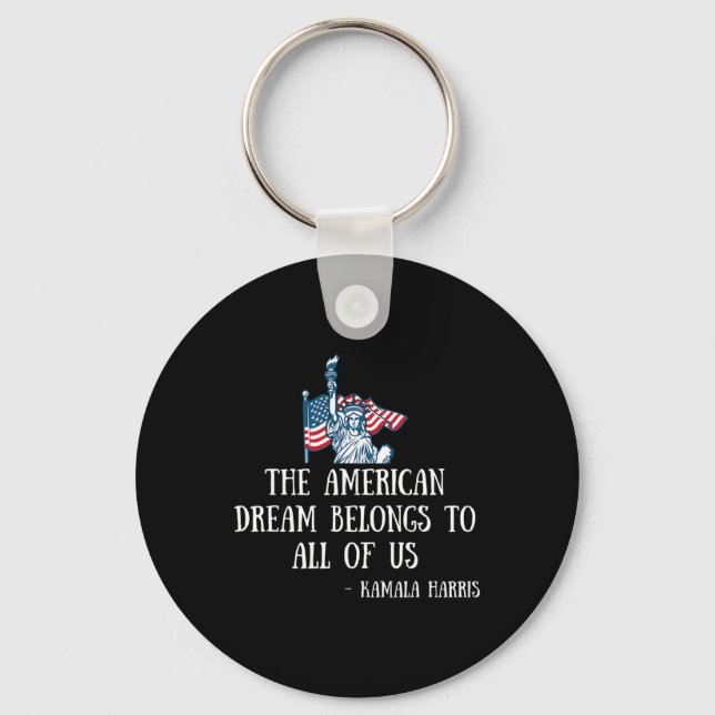 Dream Fru Vp Harris Quote Biden Inauguration 2002 Nyckelring (Framsida)