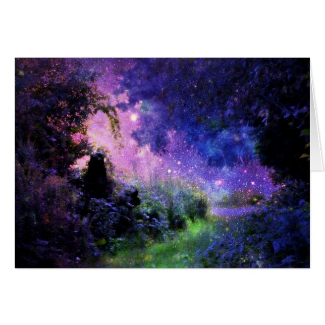 Dream Garden Hälsningskort (Framsidan Horizontal)