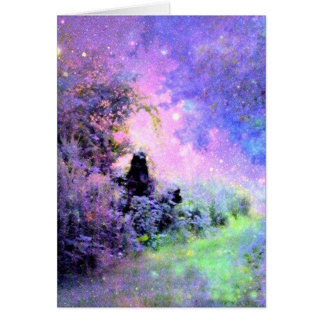 Dream Garden Light Hälsningskort (Framsidan)