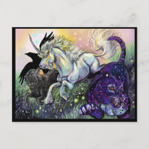 Dream Gaurdians Magic Mystical Art Vykort