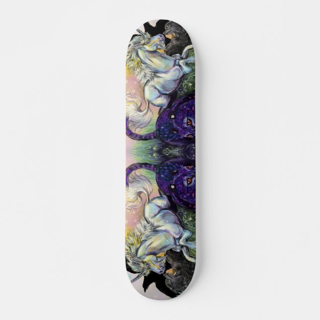 Dream Gaurdians Unicorn Mini Skateboard Bräda 18,5 Cm (Framsida)
