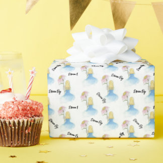 Dream Girl holding Giant Flower "Dream Big" Presentpapper