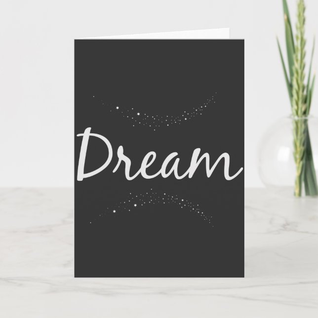 Dream Hälsning Card Kort (Framsida)