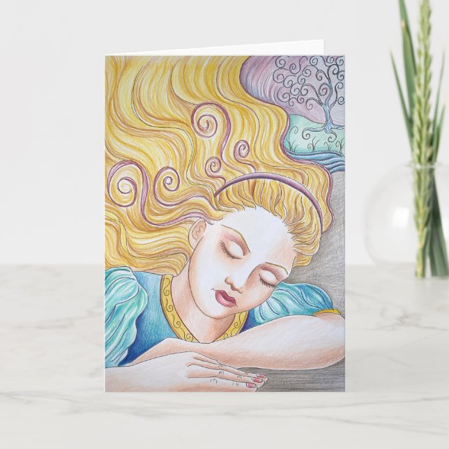 Dream-hälsningskort Tack Kort (Framsida)