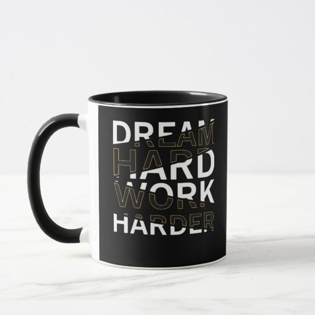 Dream Hard Work Hard Essential Mugg (Vänster)