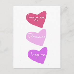 Dream Hearts vykort