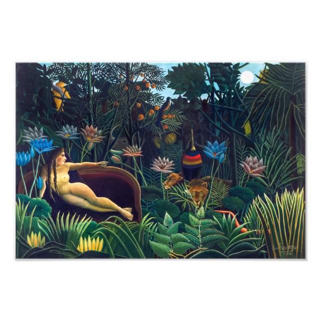Dream | Henri Rousseau | Fototryck (Framsidan)
