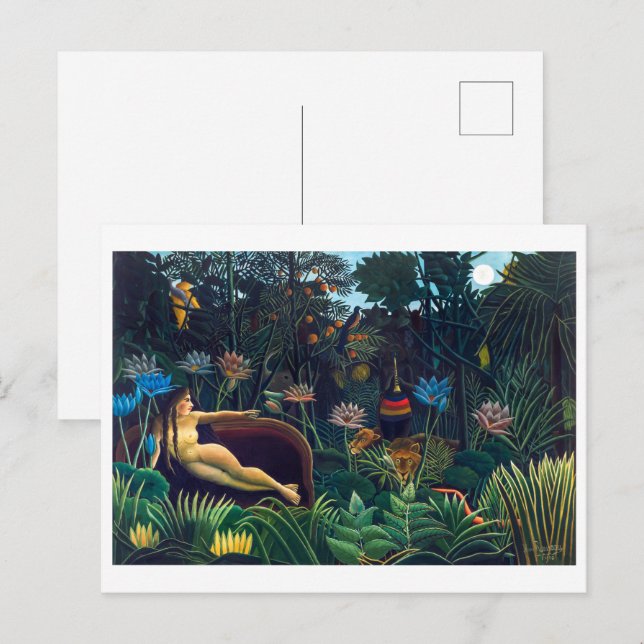 Dream | Henri Rousseau | Vykort (Fram/baksida)