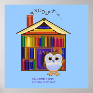 Dream Home - Bibliotek! Poster