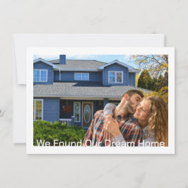 Dream Home Photo Vi har flyttat-meddelandekort Inbjudningar