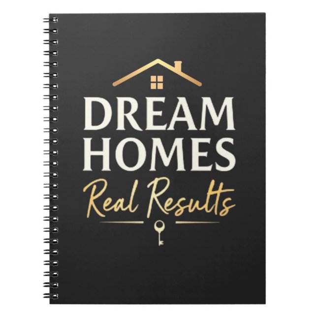 Dream Homes, verkliga resultat | Real Gods Agent Anteckningsbok (Framsidan)