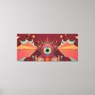 Dream Horizon Ken Gage Fantasy OpArt Canvastryck