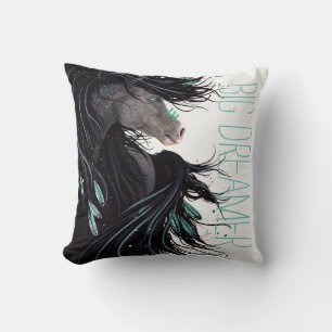 Dream Horse Big Dreamer Pillow by Bihrle Kudde