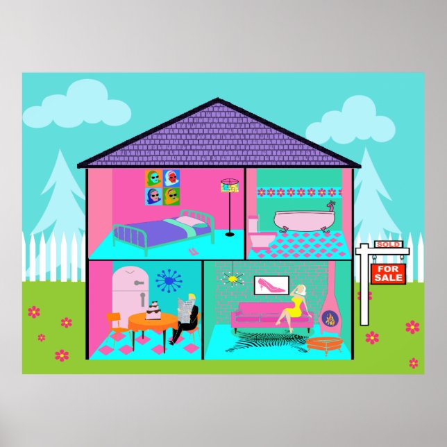 Dream House Real Gods Agent Poster (Framsidan)