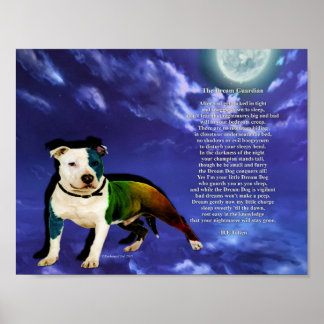 Dream Hund Poster (Pitbull)