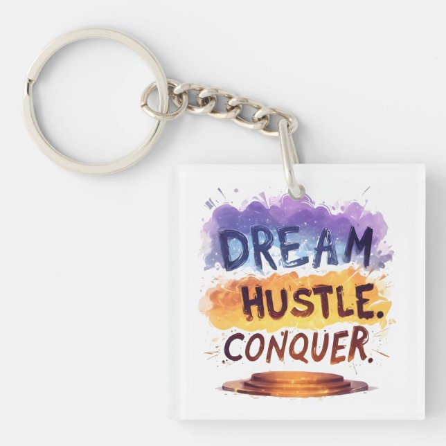 Dream. Hustle. Erövra. - Motiveringell typografi (Framsidan)