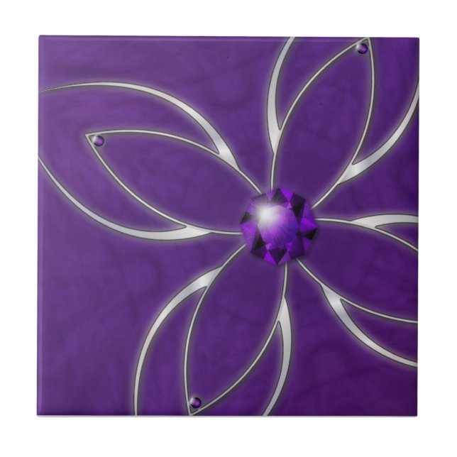 Dream i Amethyst Decorative Tile Kakelplatta (Framsidan)