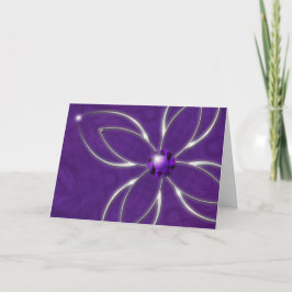 Dream i Amethyst-julkort Helgkort