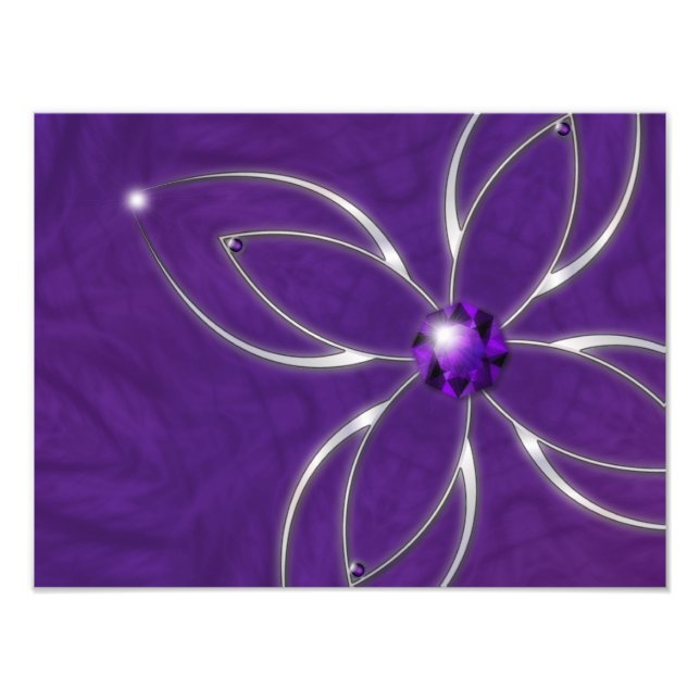 Dream i Amethyst Photo Print Fototryck (Framsidan)
