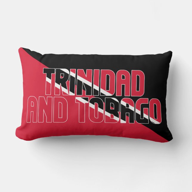 Dream i Färg med Trinidad och Tobago Lumbarkudde (Framsida)