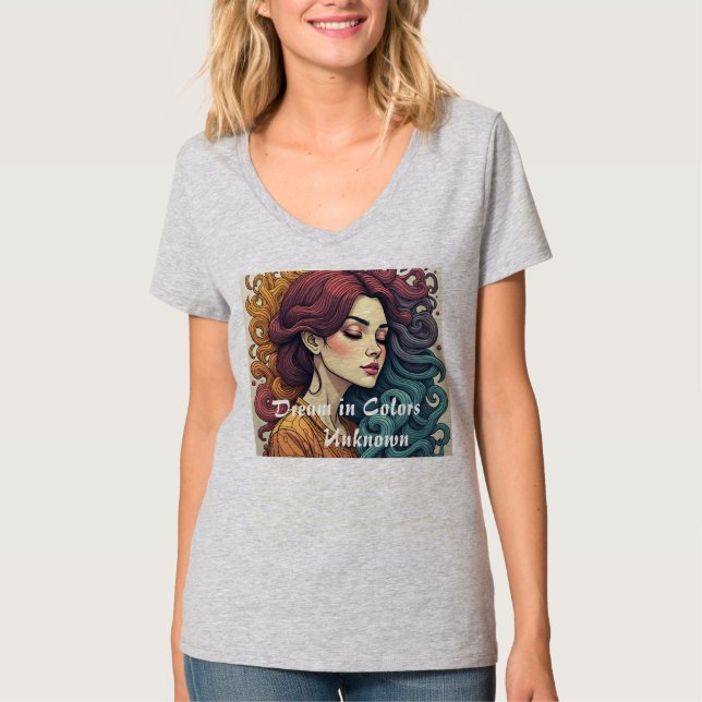 Dream i Färg Okänd T Shirt (Framsida)
