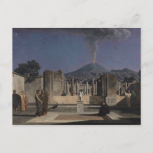 Dream i Ruins of Pompeii, 1866 Vykort