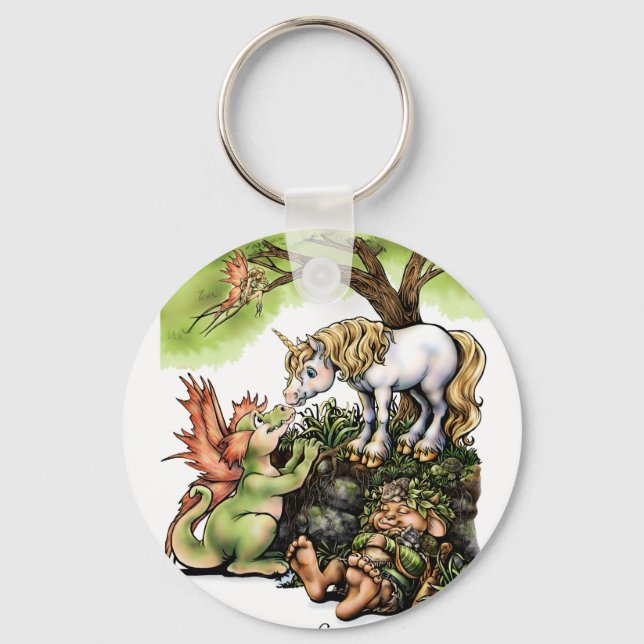 Dream Ik Keychain Nyckelring (Framsida)