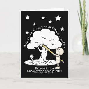 Dream Into Reality-Little Boy, Big Dreams Logotyp Kort