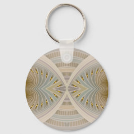 Dream inuti en Dream Pastel Abstrakt Chevrons Nyckelring