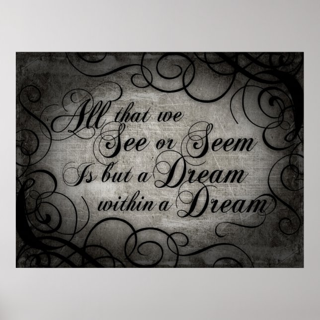 Dream inuti en Dream Poster (Framsidan)