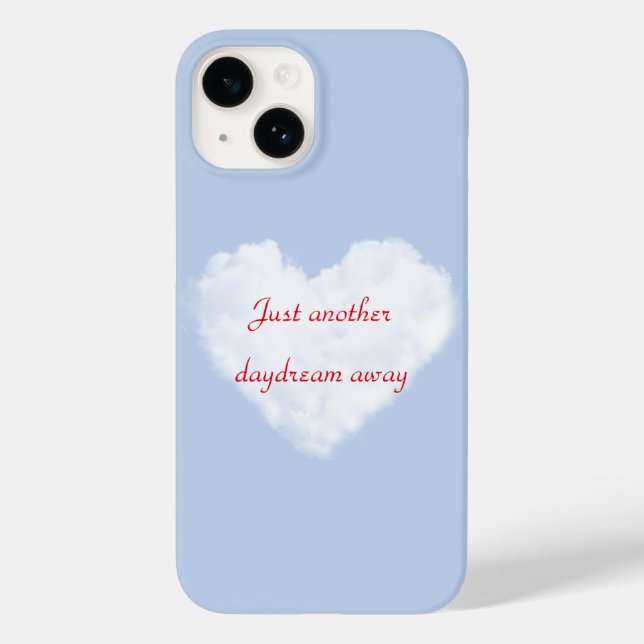 Dream iphone case med Cloud Background (Baksida)