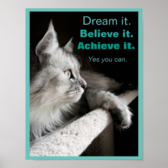 Dream It and Do It Motivational Poster (Framsidan)