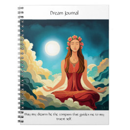 Dream journal anteckningsbok