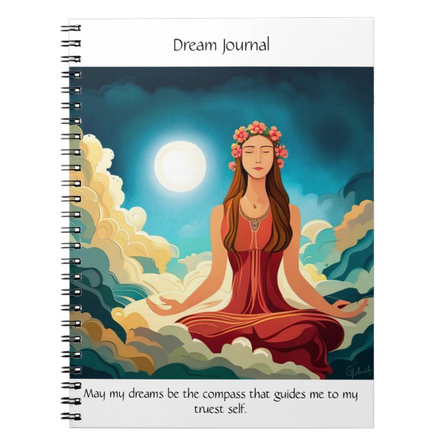 Dream journal anteckningsbok (Framsidan)
