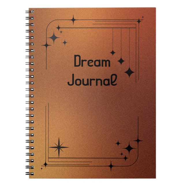 Dream Journal Anteckningsbok (Framsidan)