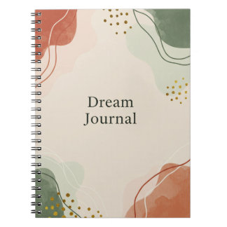 Dream Journal - Pastel Abstrakt Anteckningsbok