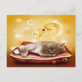 Dream Kitten Vykort